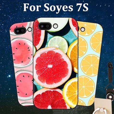 For Soyes 7s Case Cover Fashion Fruit Soft Shell Soyes7s Case Mini Phone For Soyes 7 S Back