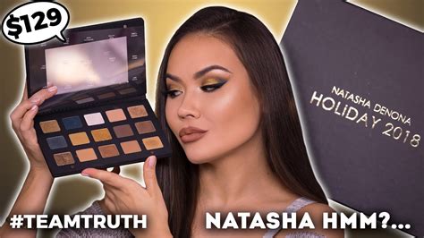 Natasha Denona Gold Palette Holiday 2018 Maryam Maquillage Youtube