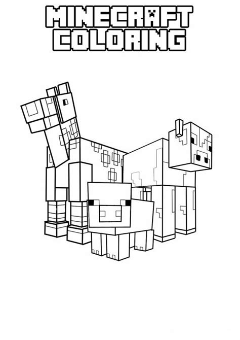 Minecraft einladungskarte basteln rlage weitere ideen zu bastelvorlagen, minecraft, basteln. desenhos_colorir_pintar_imprimir_Minecraft-coloring-animal ...