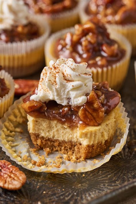 Mini Pecan Pie Cheesecakes Baker By Nature