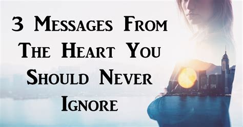 3 Messages From The Heart You Should Never Ignore David Avocado Wolfe