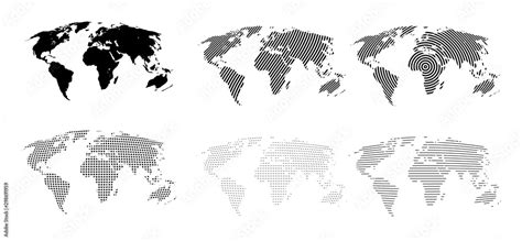 World Map Detailed Country Map Of The World Gray Template For Annual