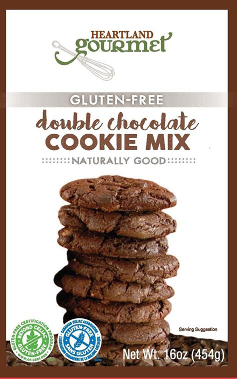 Gluten Free Double Chocolate Cookie Mix Heartland Gourmet