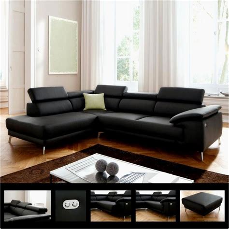 Big sofa in schwarz mit einer polyätherschaum polsterung schlaffunktion 4 große 4 mittlere und 4 kleine kissen b h t ca. Sofa Grau Schwarz Big sofa Leder Big sofas Affordable Home ...