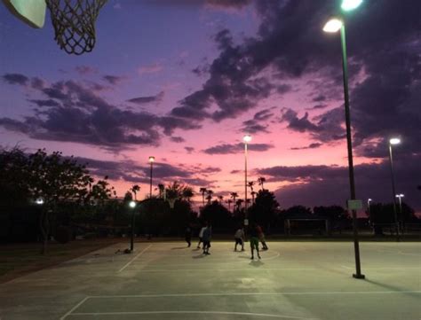 Basketball Mine Sky Palm Trees Sunset La Sunrise Pink Sky Purple Sky Im