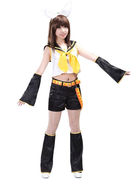 Vocaloid Kagamine Rin Cosplay Costumes Halloween