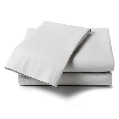 White Cotton Hospital Bed Sheets Size 65 X 100 At Rs 180piece In