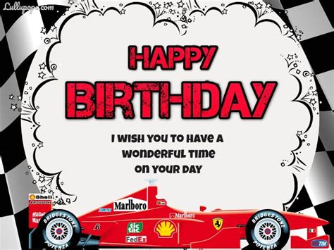 Happy Birthday Race Car Quotes Shortquotescc