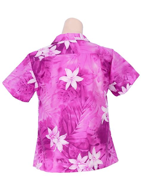 Hawaiian Shirt Womens Pink G1880pi Hulaohana