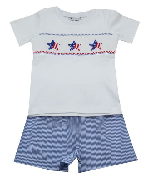 Like puppies, bunnies, babies, and so on. Delaney Flag Smocked Short Set - Baby Boy/ Toddler Boy ...