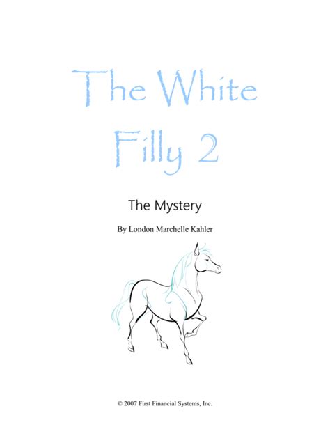 The White Filly Two