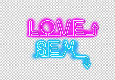 Love Or Sex Light Neon Graphic Objects ~ Creative Market