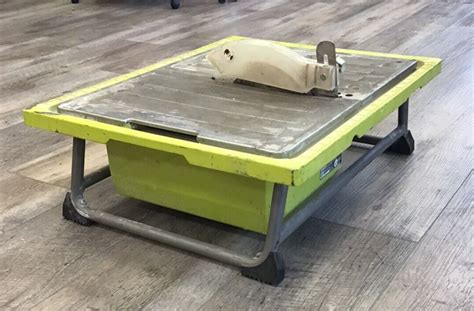 Ryobi Green Ws722 120 V 7 In Tile Saw Local Pick Up Only 33287159833