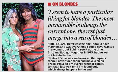 Here are all his previous wives and girlfriends revealed. Rod Stewart: Three wives, seven children and my beloved ...