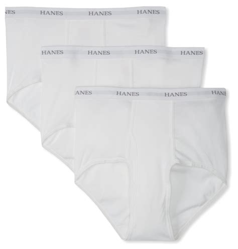 Hanes Ultimate Mens Big And Tall 3 Pack Full Cut Briefs 4x Large