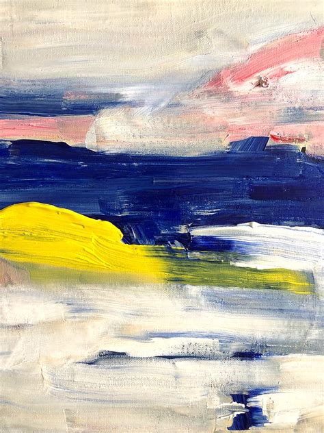 Sunrise Serenade In Blue Painting By Mc Mintz Fine Art America