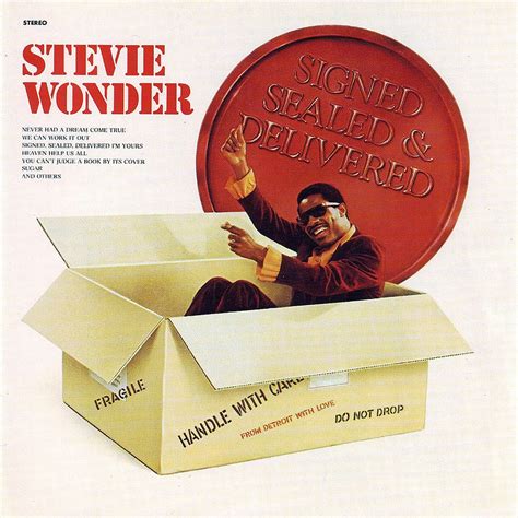 Stevie Wonder Signed Sealed And Delivered — Futuro Chile