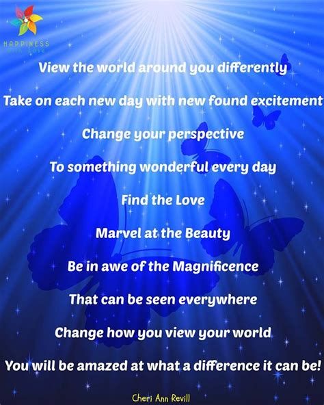 View The World Around You Differently Take On Each New Day With New