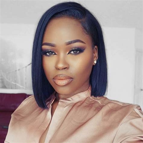 Trendy Bob Hairstyles For African American Women