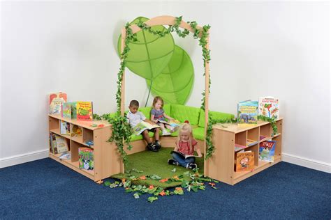 The reading chair has a thick sponge cushion which is soft and comfortable to give you a good rest and support. Room Scene Small Reading Corner - Furniture For Schools