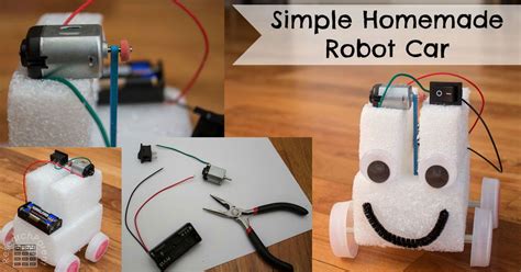 Simple Homemade Robot Car Homemade Robot Projects For Kids Robot