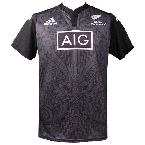 New Zealand Mens Maori All Blacks Rugby Jersey Ebay