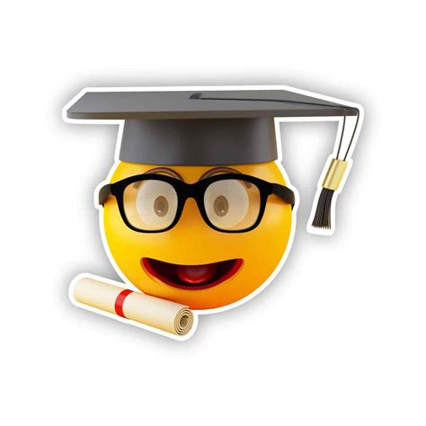 Graduation Emoji Graduation Add Ons Signway