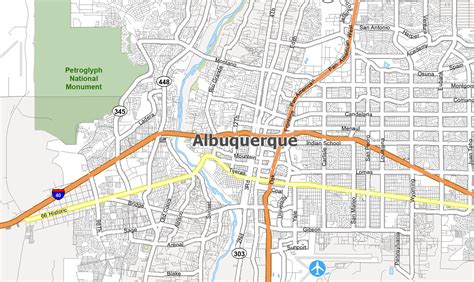 Albuquerque Map Feature 