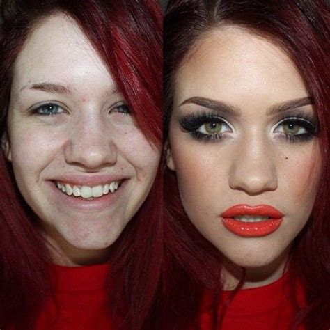 Before And After Incredible Makeup Transformations Pampadour Haare