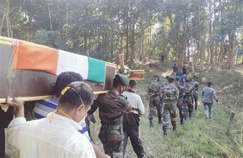 Garo Soldier Laid To Rest In Ngh With Military Honours The Shillong Times