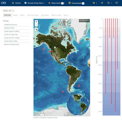 Map View — Ocean Observatories Initiative Data Explorer Documentation