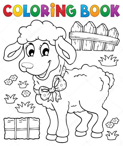 Dibujo de pastores para colorear. Animado: oveja para pintar | Tema de ovejas para colorear ...