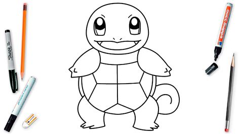 How To Draw Squirtle Easy Step By Step Squirtle Pokemon Anime Drawing