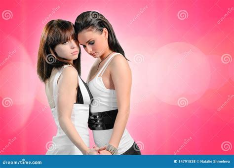 Deux Filles Lesbiennes Photo Stock Image Du Mode Sensations