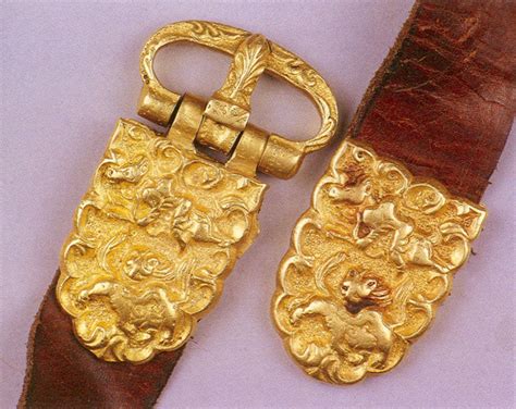 Buckle Of A Gold Diexie Belt Tang Dynasty