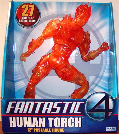 12 Inch Human Torch Fantastic 4 Movie Action Figure