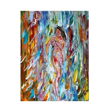 Jual Let S Talk Canvas Abstract Nude Lady Lukisan Digital 60 X 90 Cm
