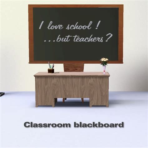 All with the added convenience and cost savings that a digital environment has to offer. Simming in Magnificent Style: Classroom blackboard