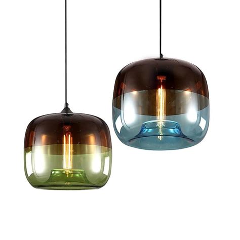 multi colored glass globe design pendant lighting artistic island kitc dazuma