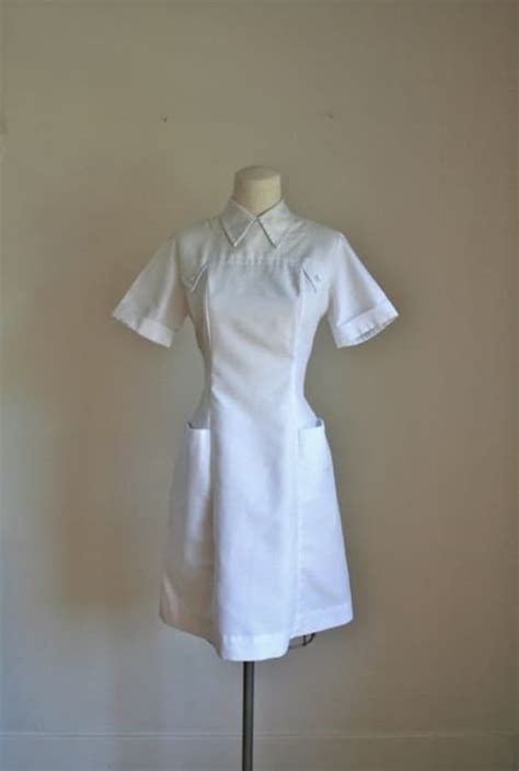 Vintage 60s Nurse Uniform Nurse Jane Nurse Dress S
