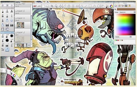 It is also where all your make your drawing lines extend beyond the divided sections, or have them stop at the dividing lines as you draw. SketchBook Pro voor Mac - Download