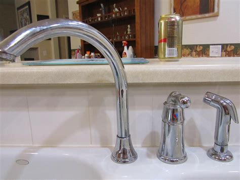 I have a single handle faucet in the kitchen that all of a sudden yesterday had no hot water pressure. Kitchen faucet low cold water pressure - Home Improvement ...