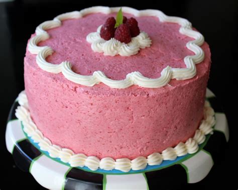 Yellow Cake With Fresh Raspberry Buttercream Recipemuse