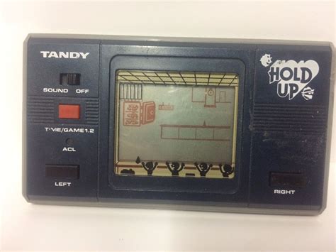 1982 Tandy Hold Up Handheld Lcd Game