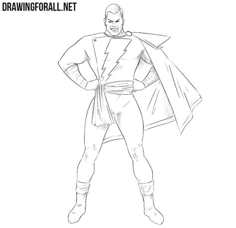 How To Draw Shazam