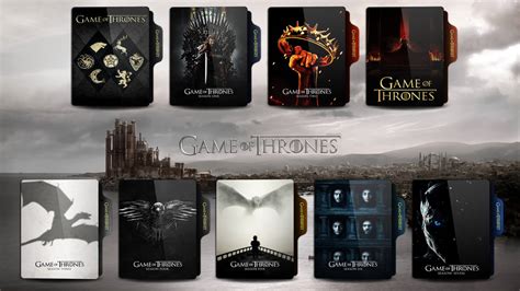 Game Of Thrones Series Folder Icon Pack V1 By Omidh3ro On Deviantart