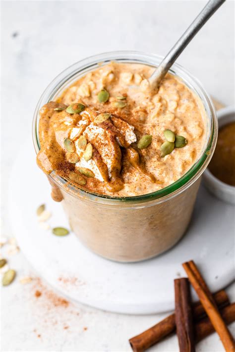 Pumpkin Pie Overnight Oats All The Healthy Things