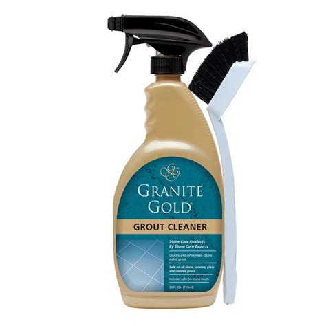 Granite Gold 24 Oz Grout Cleaner With Brush Gg0371 The Home Depot