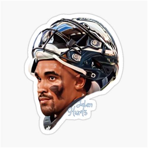 Jalen Hurts Art Sticker For Sale By Mytshirtculture Redbubble