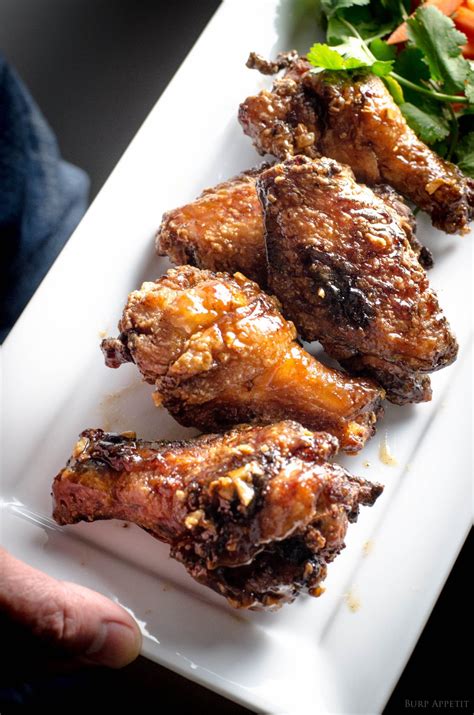 Ingredients 8 medium cloves of garlic 2 1/2 teaspoon sea salt, divided 1/4 cup warm water 1/2 cup fish sauce 1/2 cup granulate white sugar 2 lbs chicken wings, broken into drumettes and flats if necessary 3/4 cup super. Pok Pok 'Fish Sauce' Chicken Wings | Recipes with fish ...